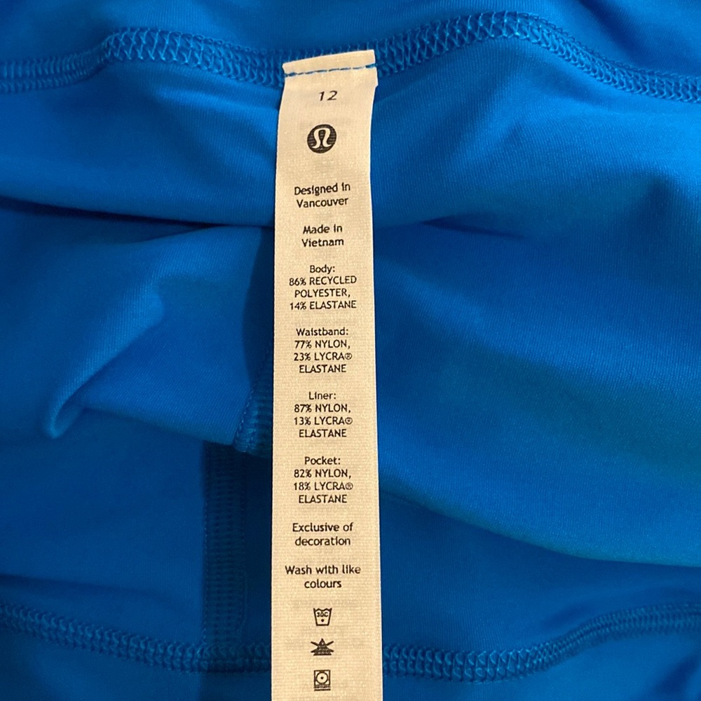 Lululemon Pace Rival MR Skirt *Long, Poolside, Size 12 - Picture 7 of 10